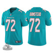 Men's Miami Dolphins #72 Terron Armstead Aqua Vapor Untouchable Limited Stitched Football Jersey