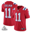 Men's Julian Edelman Red New England Patriots Alternate Vapor Limited Jersey
