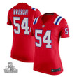 Women's Tedy Bruschi Red New England Patriots Retired Game Jersey
