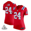 Women's Ty Law Red New England Patriots Retired Game Jersey