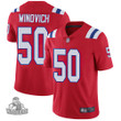 Men's New England Patriots #50 Chase Winovich Limited Red Alternate Vapor Untouchable Jersey
