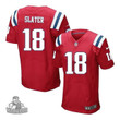 Men's New England Patriots #18 Matthew Slater Red Alternate NFL Elite Jersey