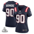 Women's Christian Barmore Navy New England Patriots Player Game Jersey