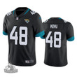 Men's Jacksonville Jaguars #48 Chad Muma Black Vapor Untouchable Limited Stitched Jersey