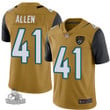 Jaguars #41 Josh Allen Gold Men's Stitched Football Limited Rush Jersey