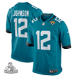 Men's Tyron Johnson Teal Jacksonville Jaguars Game Player Jersey