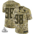 Titans #98 Jeffery Simmons Camo Stitched Football Limited 2018 Salute to Service Jersey