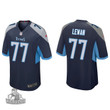 Men's Tennessee Titans Taylor Lewan Navy Game Jersey