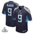 Men's Tennessee Titans Steve McNair Navy Game Retired Player Jersey