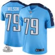 Men's Tennessee Titans Isaiah Wilson Light Blue Game Jersey