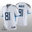 Men's Tennessee Titans #81 Racey McMath White Vapor Limited Jersey