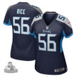 Women's Tennessee Titans #56 Monty Rice Navy Limited Jersey