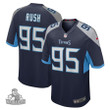 Men's Tennessee Titans #95 Anthony Rush Navy Limited Jersey