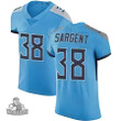 Men's Mekhi Sargent #38 Tennessee Titans Light Blue Jersey
