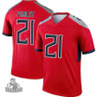 Men's Matthias Farley #21 Tennessee Titans Red Jersey