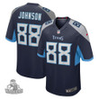 Men’s Tennessee Titans Marcus Johnson Navy Game Jersey