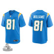 Men's Los Angeles Chargers Mike Williams Powder Blue Game Jersey