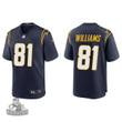 Men's Los Angeles Chargers Mike Williams Navy Alternate Game Jersey