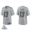 Men's Keenan Allen Los Angeles Chargers Gray Atmosphere Fashion Game Jersey