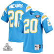 Natrone Means Los Angeles Chargers Retired Player Jersey - Powder Blue