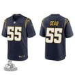 Men's Los Angeles Chargers Junior Seau Navy Alternate Game Jersey