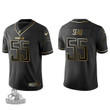 Men's Los Angeles Chargers Junior Seau Black Golden Edition Jersey