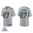 Men's J.C. Jackson Los Angeles Chargers Gray Atmosphere Fashion Game Jersey