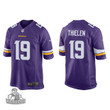 Men's Minnesota Vikings Adam Thielen Purple Game Jersey