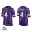 Men's Vikings Dalvin Cook Purple Game Jersey