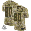 Vikings #80 Cris Carter Camo Men's Stitched NFL Limited 2018 Salute To Service Jersey