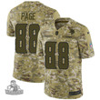 Vikings #88 Alan Page Camo Men's Stitched NFL Limited 2018 Salute To Service Jersey