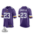 Men's Minnesota Vikings Andrew Booth Jr. Purple Game Jersey