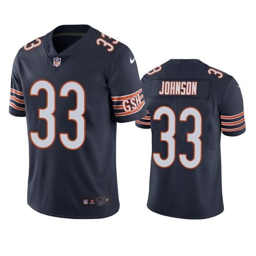 Chicago Bears Jaylon Johnson Navy Vapor Limited Jersey