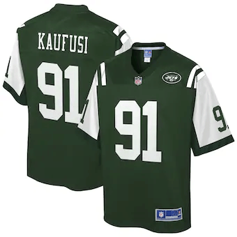 Bronson Kaufusi New York Jets NFL Pro Line Player- Gotham Green Jersey