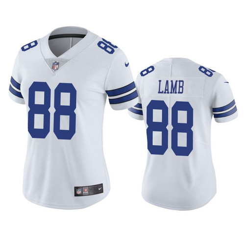Dallas Cowboys CeeDee Lamb White 2020 NFL Draft Vapor Limited Jersey