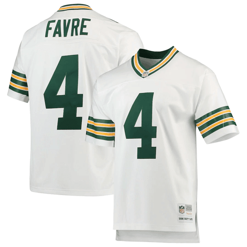Brett Favre Green Bay Packers Mitchell & Ness Retired Player Legacy- White Jersey