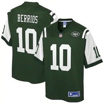 Braxton Berrios New York Jets NFL Pro Line Player- Gotham Green Jersey