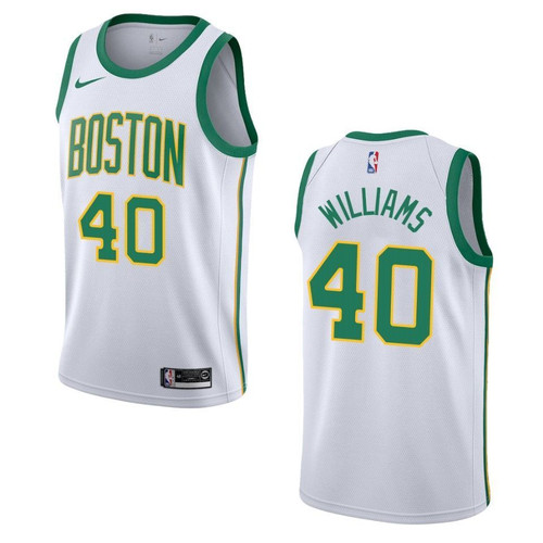 Men's Boston Celtics #40 Grant Williams City Swingman Jersey - White , Basketball Jersey