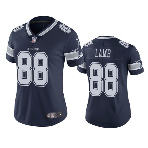Dallas Cowboys CeeDee Lamb Navy 2020 NFL Draft Vapor Limited Jersey