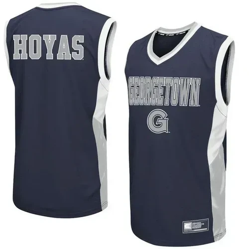 Georgetown Hoyas Gray Colosseum Fadeaway Customized Basketball Jersey , NCAA jerseys