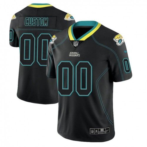 Jacksonville Jaguars 2018 Lights Out Color Rush Limited Black Customized Jersey