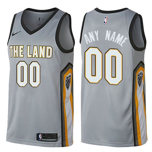 Cleveland Cavaliers Jersey Custom Gray 2020 City Edition