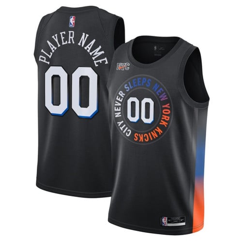New York Knicks 2021 City Edition Swingman Custom Jersey - Men