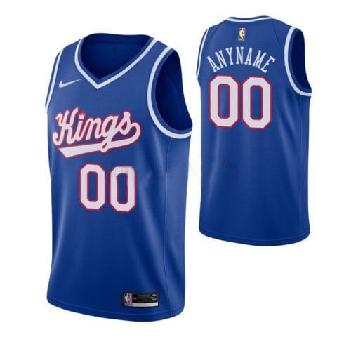 NBA Sacramento Kings Jersey Custom Blue royal 2020 Classic Edition