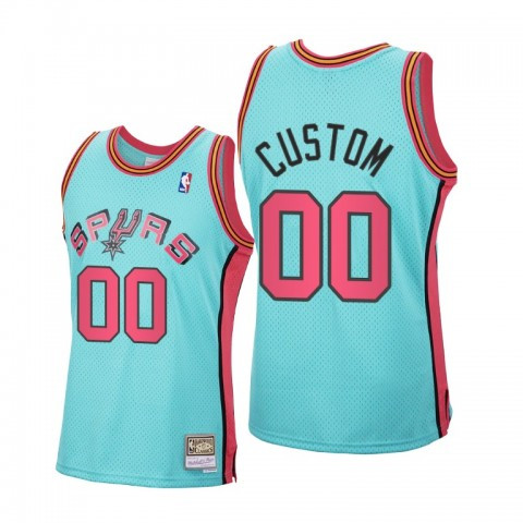 Custom #00 San Antonio Spurs 2020 Reload Classic Blue Jersey