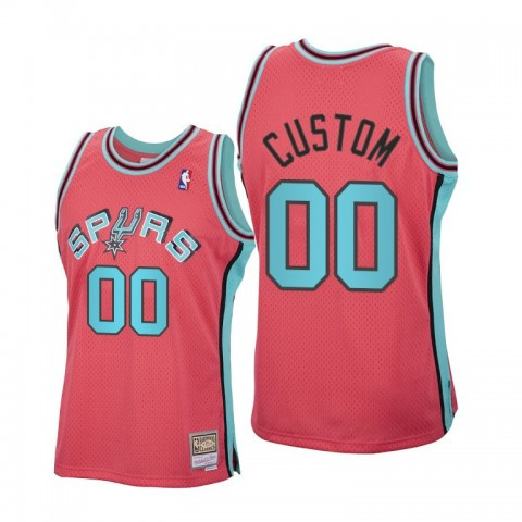 Custom #00 San Antonio Spurs 2020 Reload Classic Pink Jersey