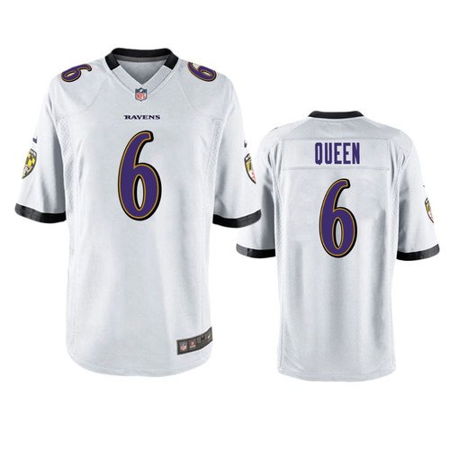 Baltimore Ravens #6 Patrick Queen White 2020 Draft Vapor Limited Jersey