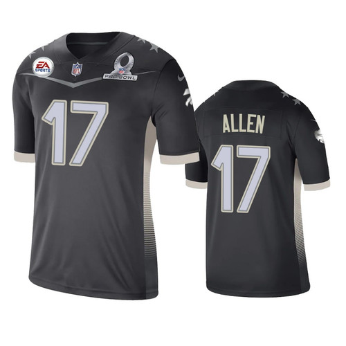 Buffalo Bills Josh Allen Anthracite 2021 AFC Pro Bowl Game Jersey