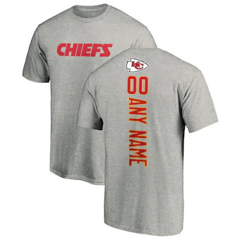 Youth Kansas City Chiefs NFL Pro Line Customized Playmaker Shirt - Heather Gray