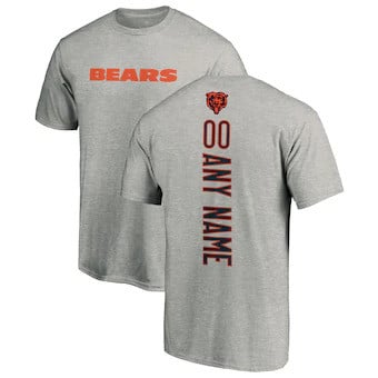 Chicago Bears NFL Pro Line Customized Playmaker T-Shirt - Heather Gray
